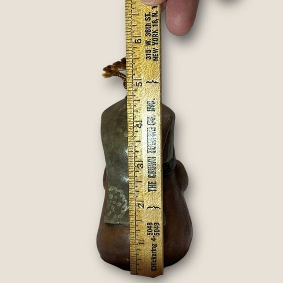 Vintage 1960s Japanese Ceramic Clay Bell Seven Gods of Fortune - Jurojin. RARE - Picture 12 of 14